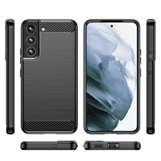 Havana Silikonski ovitek za Samsung Galaxy S24 Plus 5G - mat carbon črn