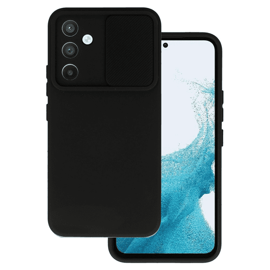 Onasi Lens Cover silikonski ovitek zaščita za Samsung Galaxy A54 - črn