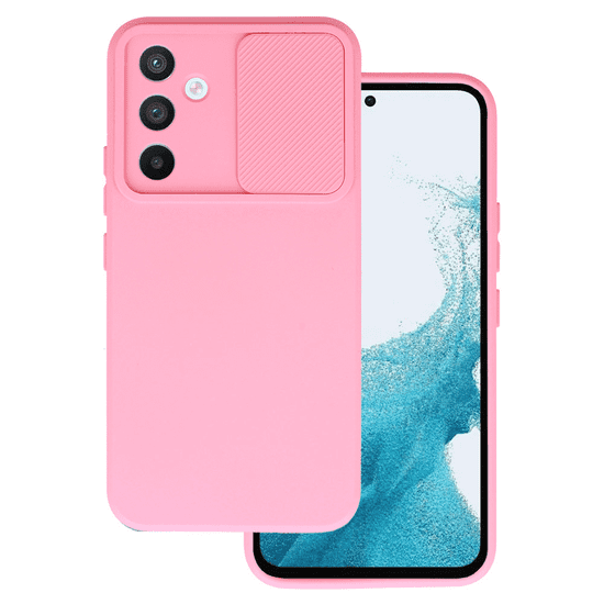 Onasi Lens Cover silikonski ovitek zaščita za Samsung Galaxy A05s - roza
