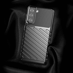 Onasi Silikonski ovitek Thunder Armor za Samsung Galaxy S24 Plus 5G - črn