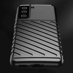 Onasi Silikonski ovitek Thunder Armor za Samsung Galaxy S24 Plus 5G - črn