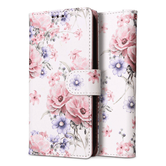 Havana Onasi preklopna torbica Wallet denarnica Fancy Diary Samsung Galaxy A14 - Flower bela