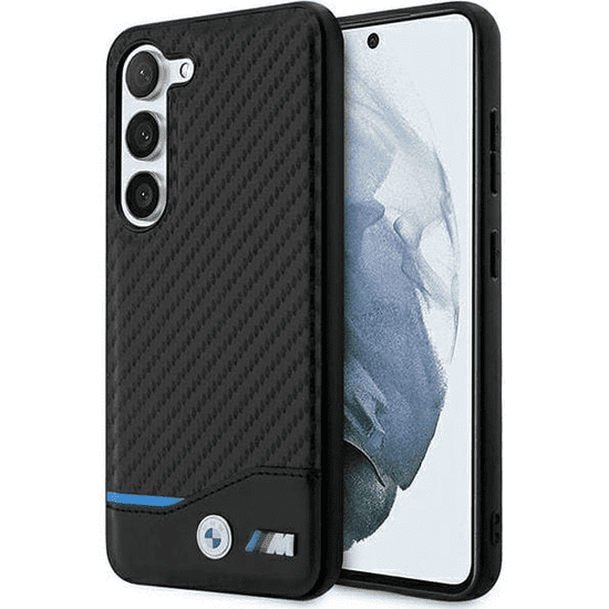 Bmw Ovitek Carbon BMHCS23S22NBCK za Samsung Galaxy S23 5G - črn
