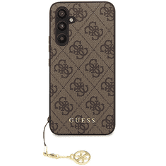 Guess GUHCS23FEGF4GBR ovitek za Samsung Galaxy S23 FE - rjav z obeskom