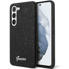 Guess GUHCS23MHGGSHK ovitek za Samsung Galaxy S23 Plus 5G - črn z bleščicami