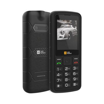 AGM Odporni telefon na tipke M9 (4G) DS, IP68/IP69K/MIL-STD-810H, črn