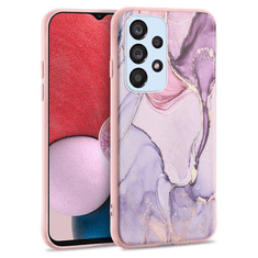 Onasi Silikonski ovitek Marmor za Samsung Galaxy A25 - roza
