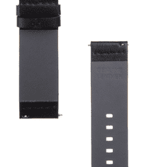 Onasi Usnjen pašček za uro 22 mm - Fenix 5 / 6 / 6 Pro / 7 - črn