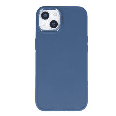 Onasi Satin silikonski ovitek za iPhone 13 6.1 - moder