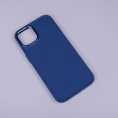 Onasi Satin silikonski ovitek za iPhone 13 6.1 - moder