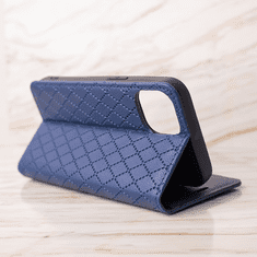 Onasi Preklopna torbica Karo za Samsung Galaxy A35 - modra