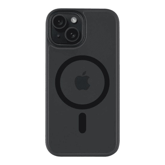 Tactical Asphalt MagForce silikonski ovitek za iPhone 15 - prozorno črn