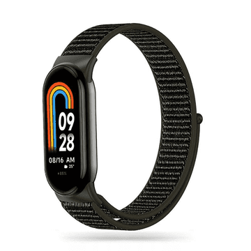 Onasi Pašček za uro Xiaomi Mi Band 8 - najlon črn