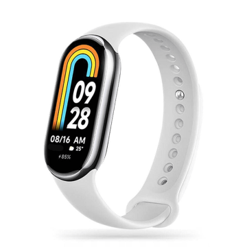 Onasi Silikonski pašček za uro Xiaomi Mi Band 8 - bel