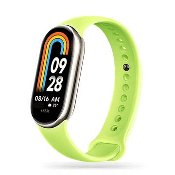 Onasi Silikonski pašček za uro Xiaomi Mi Band 8 - limeta