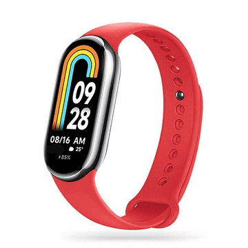 Onasi Silikonski pašček za uro Xiaomi Mi Band 8 - rdeč
