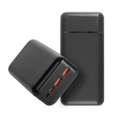 RivaCase VA2103 QC / PD zunanja baterija powerbank 30.000 mAh 22,5W - črn