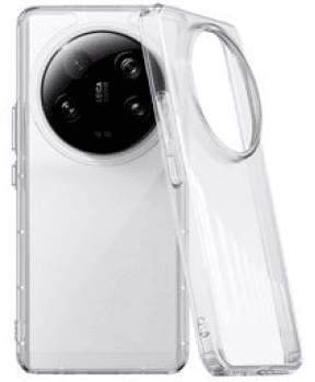 Onasi Clear Case 1,8 mm silikonski ovitek za Xiaomi 14 Ultra - prozoren