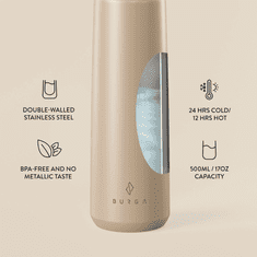Burga Termo steklenica 500ml - Tan