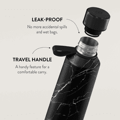 Burga Termo steklenica 500ml - Black Marble