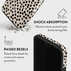 Burga Silikonski ovitek Tough za iPhone 15 Pro Max - - Almond Latte
