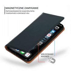 Onasi Special usnjena preklopna torbica za Samsung Galaxy A05s - modra