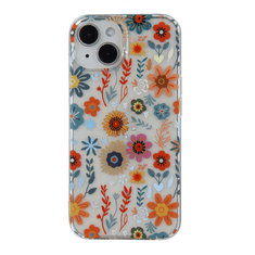 Onasi Silikonski ovitek Hippie Flower za Samsung Galaxy A35 - oranžen
