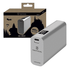 Tactical EDC Brick zunanja baterija powerbank 9600 mAh 22,5W - siv - LIMITED EDITION