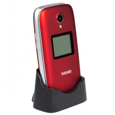 Evolveo Easyphone FS EP-771 preklopni telefon na tipke za starejše 4G rdeč