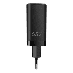 Tactical Adapter hišni polnilec FlashBang Gun QC 65W vhod 1x USB A in 2x Type C - Original (EU Blister) črn