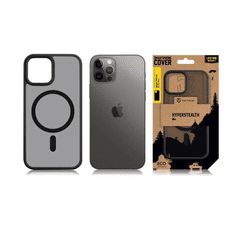 Tactical Asphalt MagForce silikonski ovitek za iPhone 13 Pro Max - prozorno črn