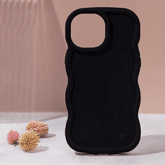 Onasi Bubble silikonski ovitek za Xiaomi Redmi 13C - črn