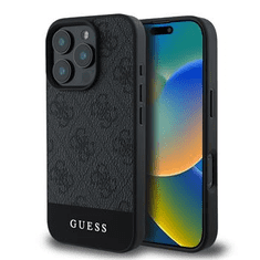 Guess Originalni GUHCP16LG4GLGR ovitek za iPhone 16 Pro - siv