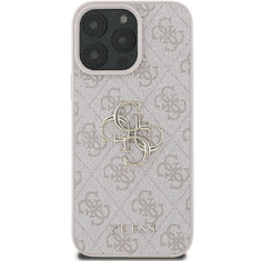 Guess Originalni ovitek GUHCP16L4GMGPI za iPhone 16 Pro - Leather - roza