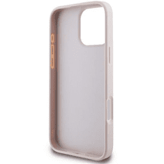 Guess Originalni ovitek GUHCP16L4GMGPI za iPhone 16 Pro - Leather - roza