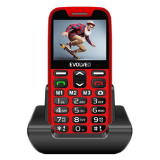 Evolveo Easyphone XR telefon na tipke za starejše - rdeč