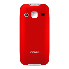 Evolveo Easyphone XR telefon na tipke za starejše - rdeč