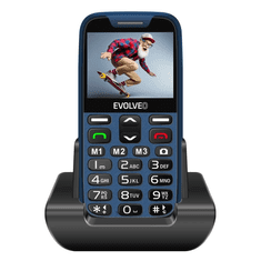 Evolveo Easyphone XR telefon na tipke za starejše - moder