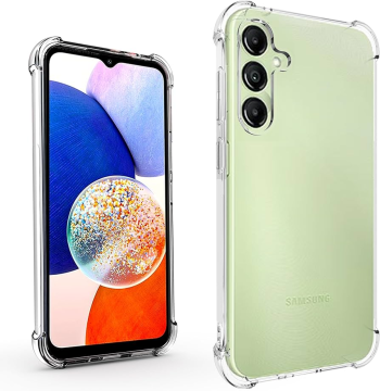 Onasi Silikonski ovitek ANTISHOCK za Samsung Galaxy A36 - prozoren