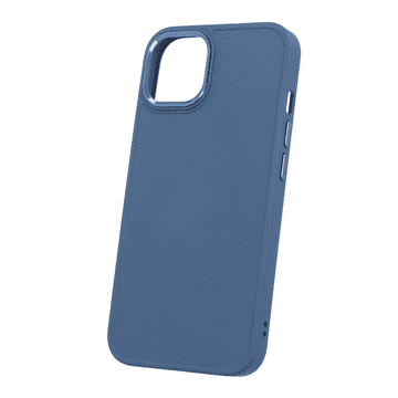 Onasi Satin silikonski ovitek za iPhone 16 Plus - moder