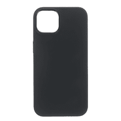 Onasi Satin silikonski ovitek za iPhone 16 - črn