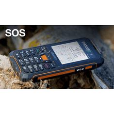 Evolveo StrongPhone SGP-Z6 telefon na tipke - črno oranžen