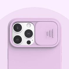 Onasi Lens Cover silikonski ovitek zaščita za iPhone 16 Pro - vijola