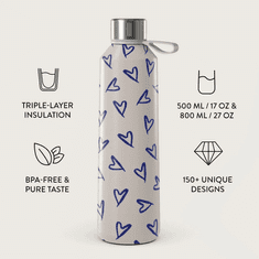 Burga Termo steklenica 800ml - Love me right