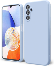 Onasi Silikonski ovitek za Samsung Galaxy S25 5G - mat liquid svetlo moder