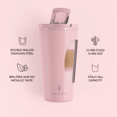 Burga Termo lonček 470ml - Blush Pink