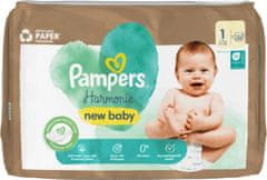 Pampers Harmonie plenice, velikost 1, 2–5 kg, 35 kosov 