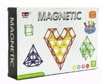 Magnetni gradbeni set 99 kosov