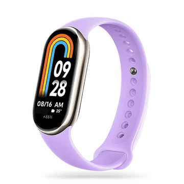 Onasi Silikonski pašček za uro Xiaomi Mi Band 8 - vijola