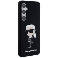 Karl Lagerfeld Originalen ovitek Samsung Galaxy S24 Plus 5G - IML NFT Karls Full Body - črn silikonska zaščita - KLHCS24MSNIKBCK